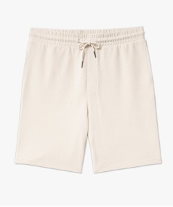 Bermuda en maille texturée effet rayé homme